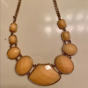 Beautiful peach stone necklace